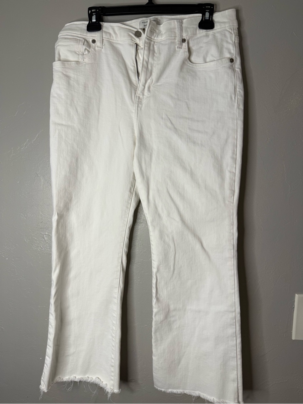 Banana Republic White Flare Jeans
